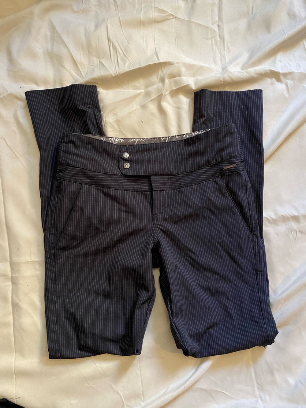 Lululemon pin stripe pants